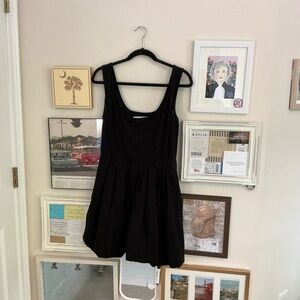 NWOT Anthropologie Elegant Black bubble hem corset Dress size 8